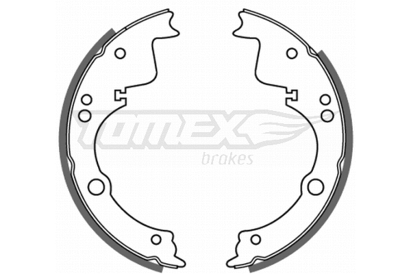 Jeu de mâchoires de frein TOMEX Brakes TX 21-40