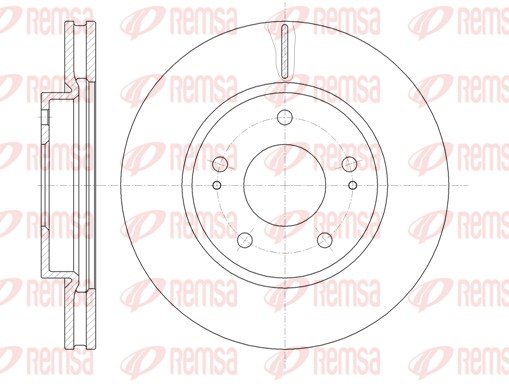 Disque de frein REMSA 61229.10