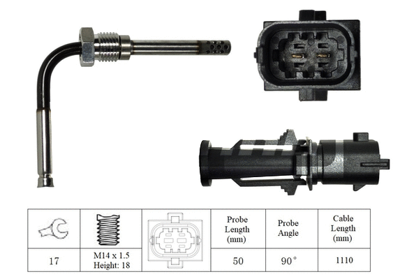 Capteur, température des gaz LEMARK LXT092