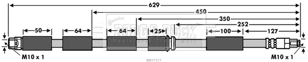 Flexible de frein BORG & BECK BBH7577