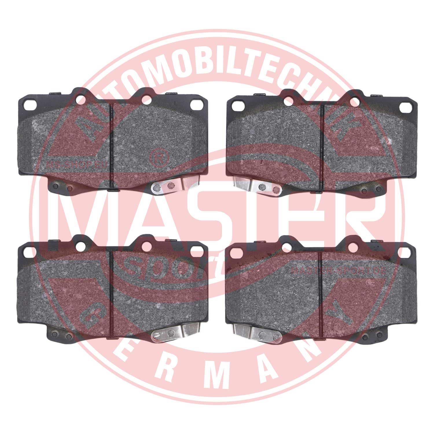 Kit de plaquettes de frein, frein à disque MASTER-SPORT GERMANY 13046134282N-SET-MS
