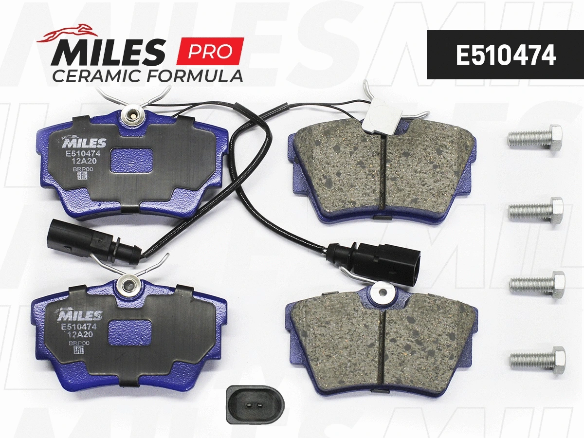 Kit de plaquettes de frein, frein à disque MILES E510474