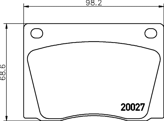 Kit de plaquettes de frein, frein à disque MINTEX MGB522