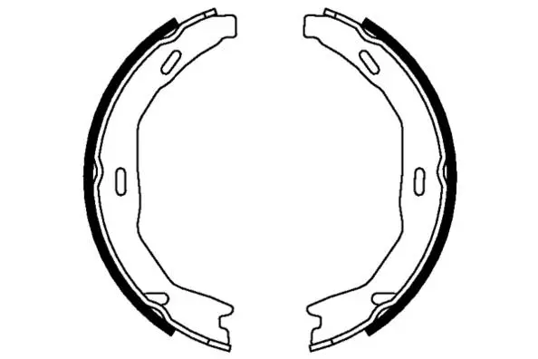 Jeu de mâchoires de frein E.T.F. 09-0657