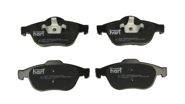 Kit de plaquettes de frein, frein à disque HART 221 667