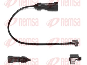 Contact d'avertissement, usure des plaquettes de frein REMSA 001094
