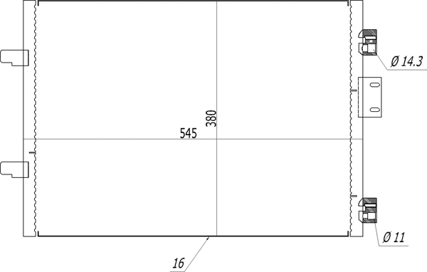 Condenseur, climatisation HART 610 263