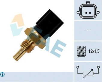 Sonde, température du liquide de refroidissement FAE 33840