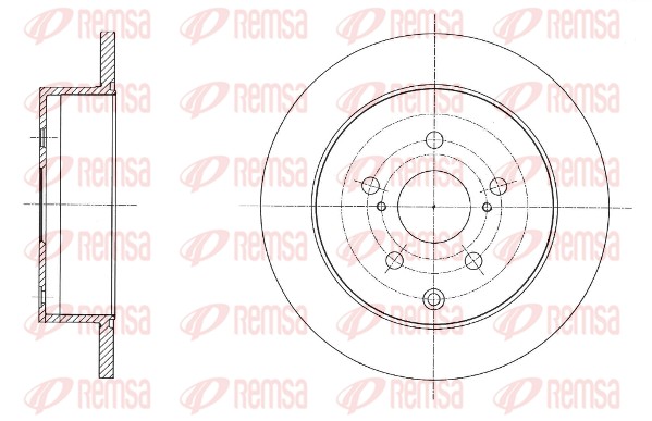 Disque de frein REMSA 61592.00