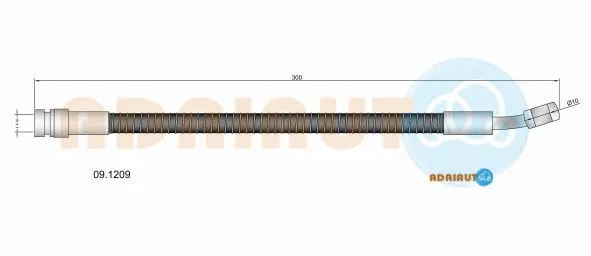 Flexible de frein ADRIAUTO 09.1209