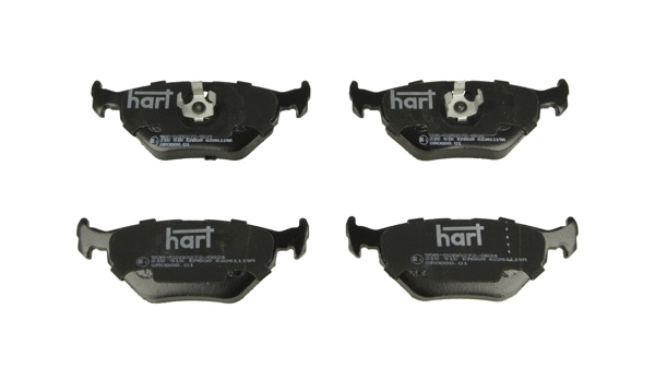 Kit de plaquettes de frein, frein à disque HART 215 915