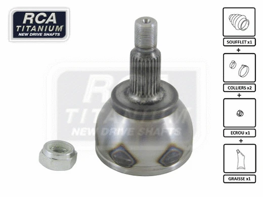 Jeu de joints, arbre de transmission RCA FRANCE AM09