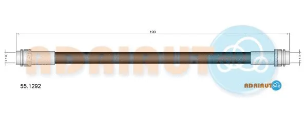 Flexible de frein ADRIAUTO 55.1292