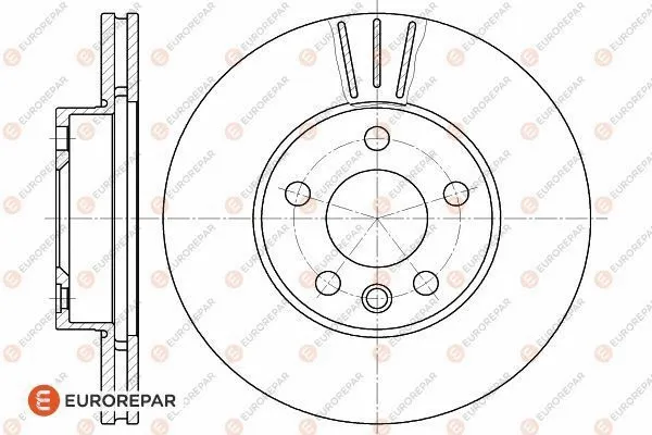 Disque de frein EUROREPAR 1618883280