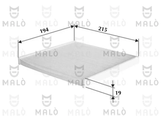 Filtre, air de l'habitacle AKRON-MALÒ 1532071