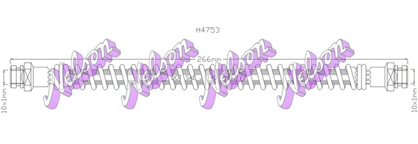 Flexible de frein KAWE H4753