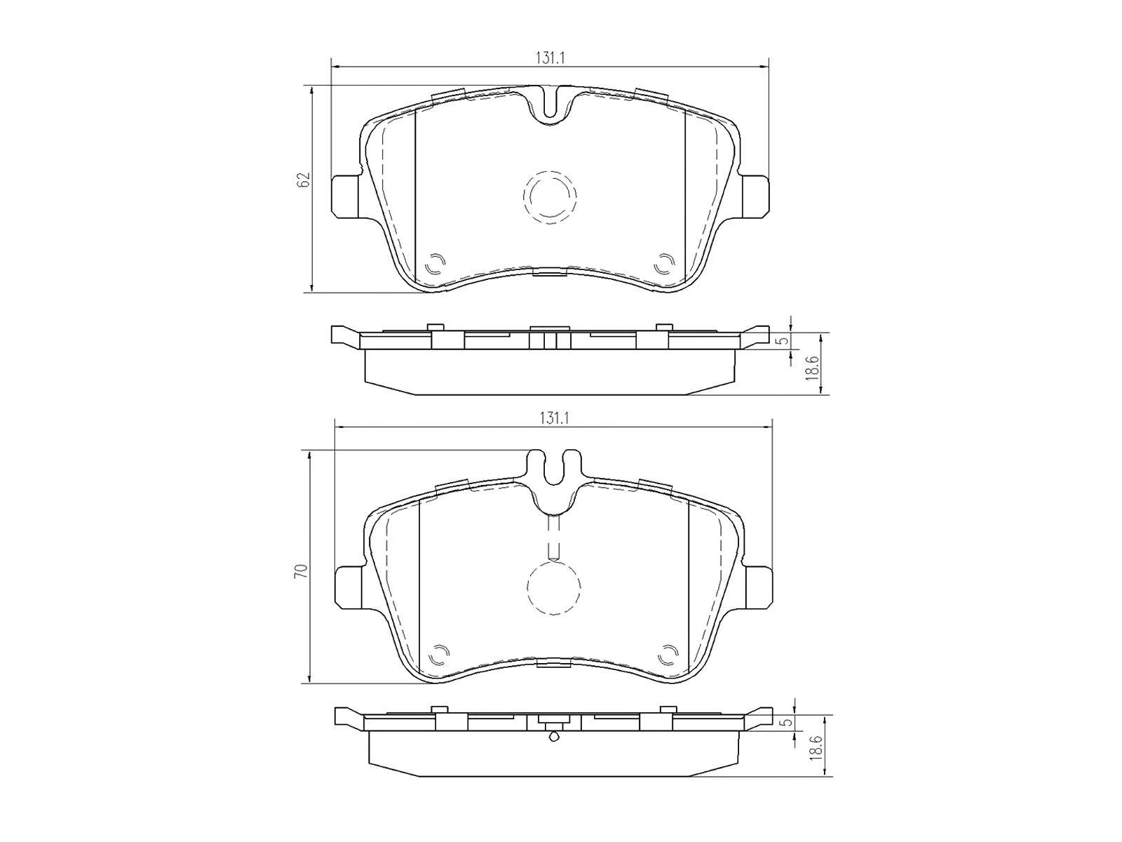 Kit de plaquettes de frein, frein à disque A.Z. Meisterteile AZMT-44-022-1099