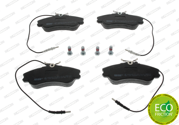 Kit de plaquettes de frein, frein à disque FERODO FDB1112