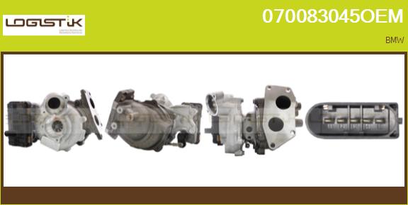Turbocompresseur, suralimentation LGK 070083045OEM