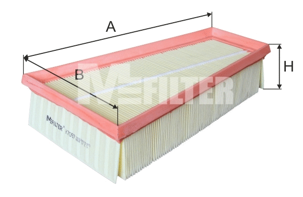 Filtre à air MFILTER K 7097