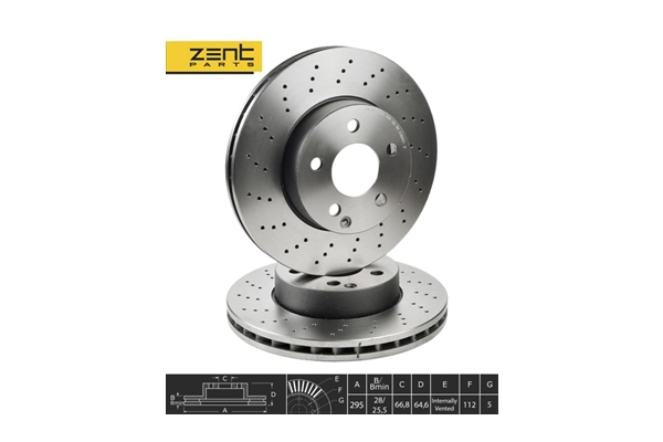 Disque de frein ZentParts Z06086