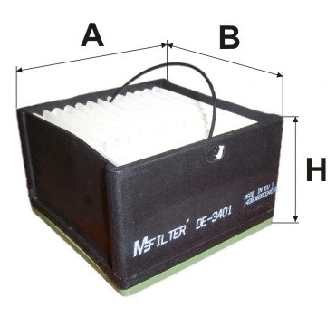 Filtre à carburant MFILTER DE 3401