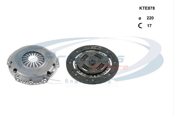 Kit d'embrayage PROCODIS FRANCE KTE878