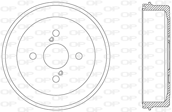 Tambour de frein OPEN PARTS BAD9045.10