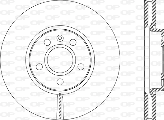 Disque de frein OPEN PARTS BDR2888.20