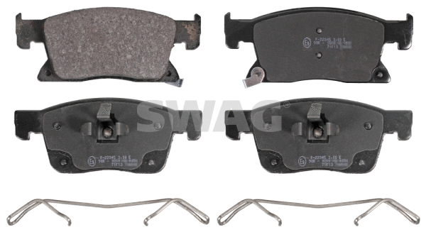 Kit de plaquettes de frein, frein à disque SWAG 40 91 6914