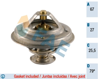 Thermostat, liquide de refroidissement FAE 5306879