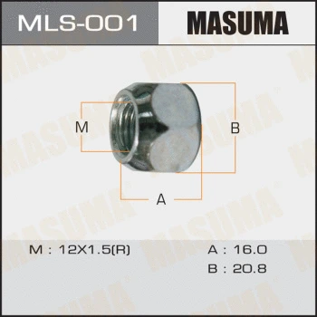 Écrou de roue MASUMA MLS-001