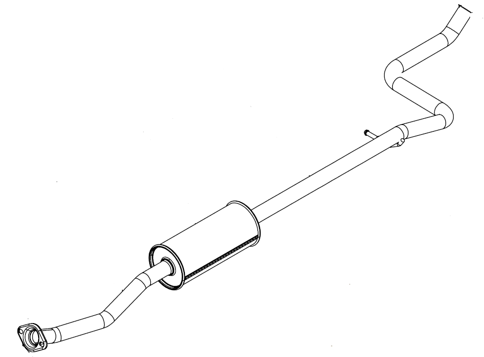 Silencieux central Vellerand 14622