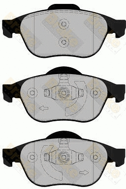 Kit de plaquettes de frein, frein à disque Brake ENGINEERING PA1890