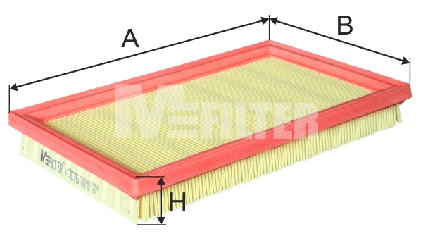 Filtre à air MFILTER K 7075