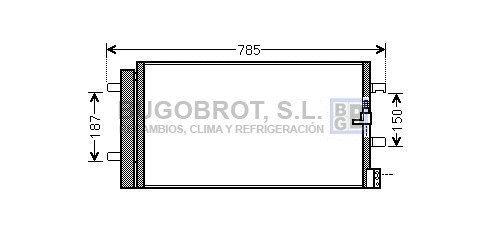 Condenseur, climatisation BUGOBROT 62-AI5352