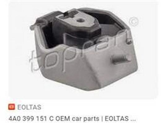 Suspension, corps de l'essieu ZPY 4A0 399 151C
