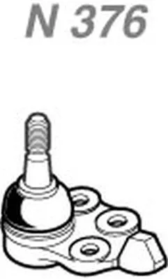 Rotule de suspension NAKATA N 376