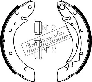 Jeu de mâchoires de frein fri.tech. 1022.033