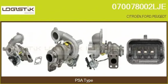 Turbocompresseur, suralimentation LGK 070078002LJE