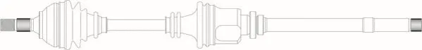 Arbre de transmission GENERAL RICAMBI PE3028