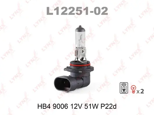 Ampoule, projecteur principal LYNXAUTO L12251-02