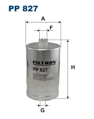 Filtre à carburant FILTRON PP 827