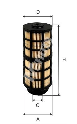 Filtre à carburant MFILTER DE 3132