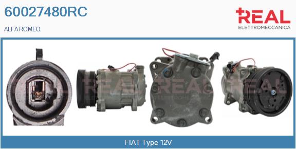 Compresseur, climatisation REAL 60027480RC