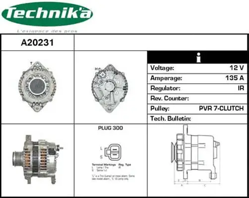 Alternateur Technika A20231