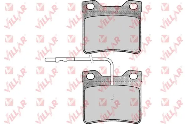Kit de plaquettes de frein, frein à disque VILLAR 626.0330