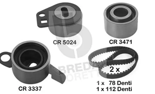 Kit de courroie crantée BREDA LORETT KCD0044