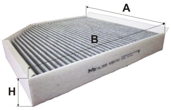 Filtre, air de l'habitacle MFILTER K 9071C