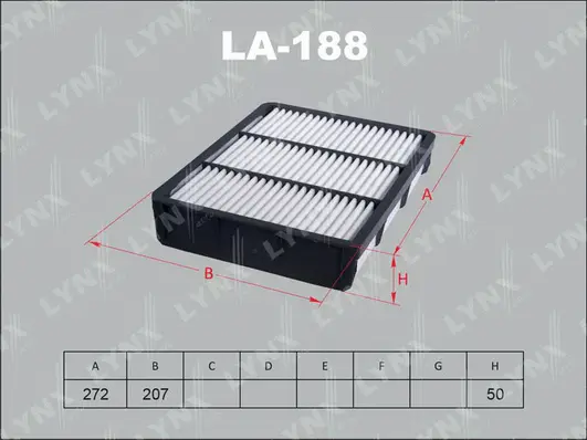 Filtre à air LYNXAUTO LA-188